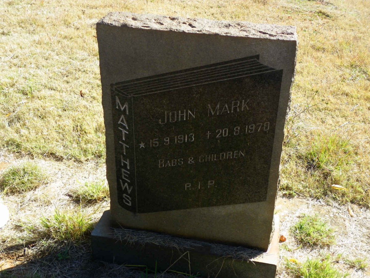 MATTHEWS John Mark 1913-1970