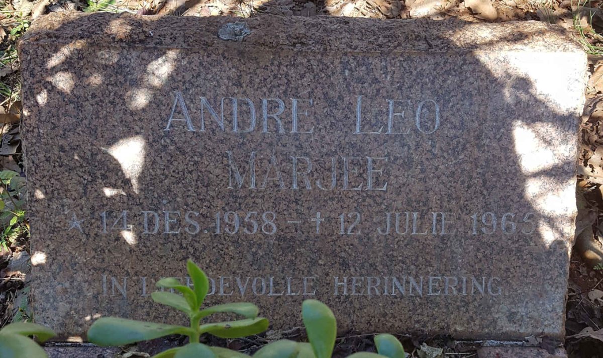 MARJEE Andre Leo 1958-1965
