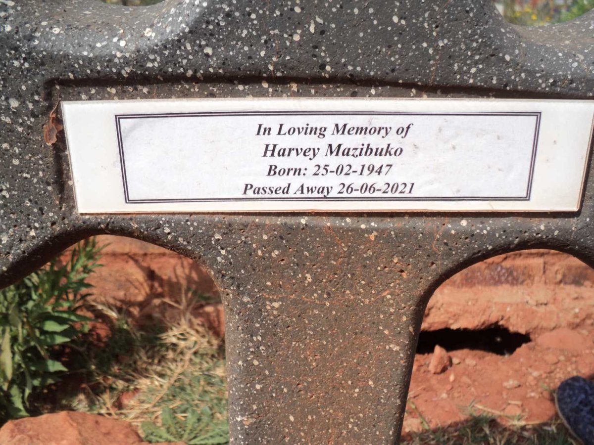 MAZIBUKO Harvey 1947-2021
