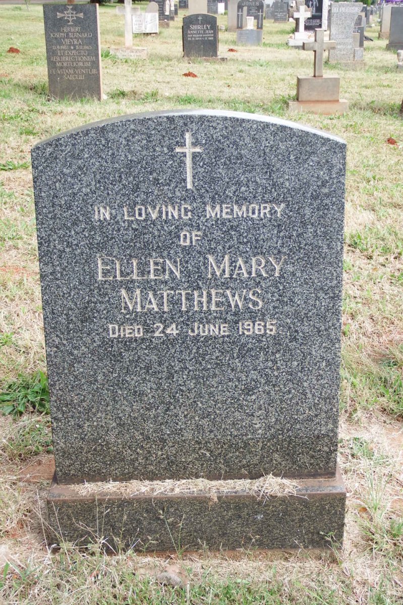 MATTHEWS Ellen Mary -1965