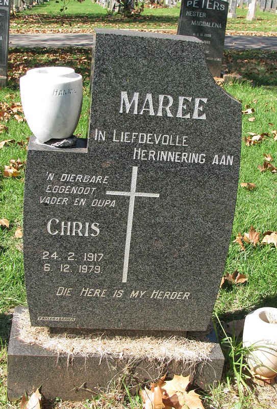MAREE Chris 1917-1979