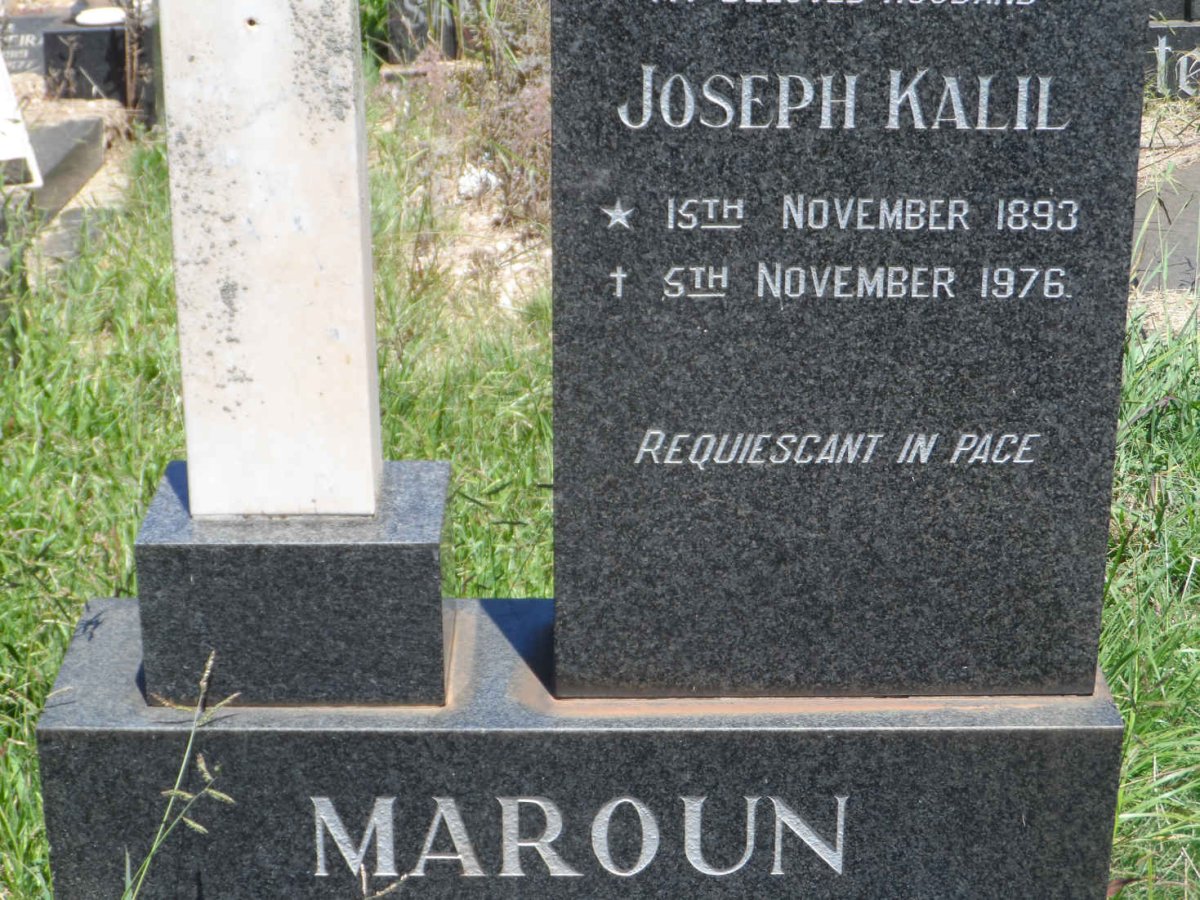 MAROUN Joseph Kalil 1893-1976