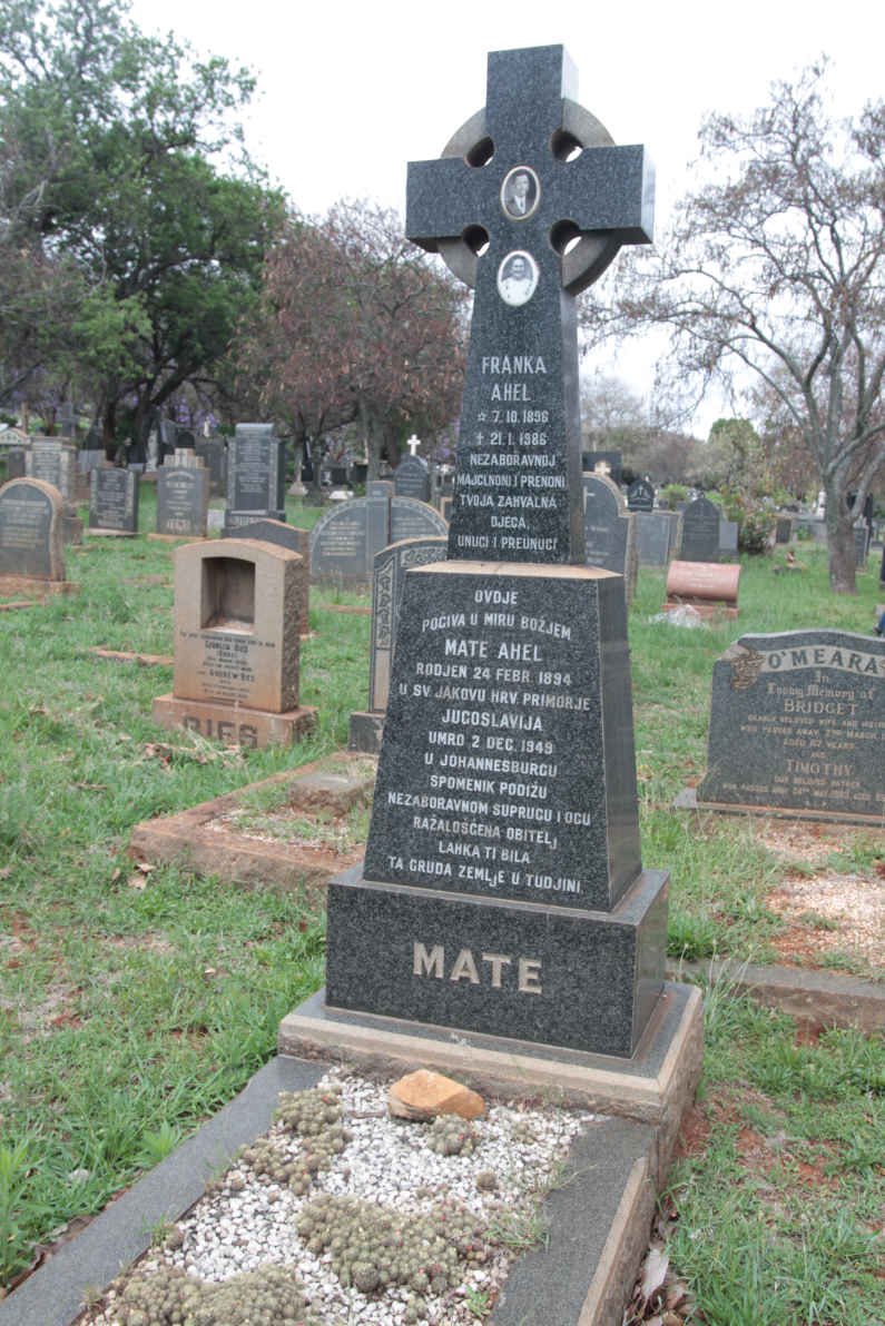 MATE Ahel 1894-1949 :: MATE Franka 1896-1986