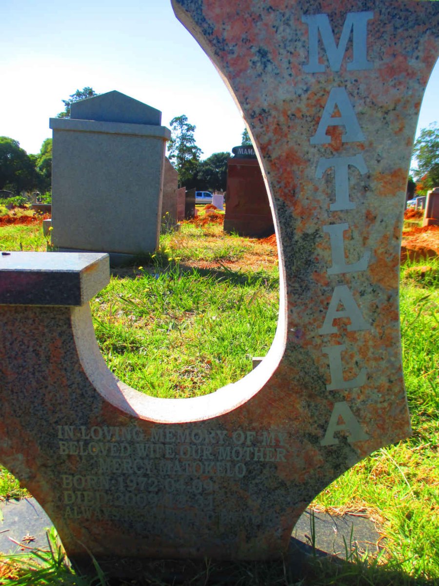 MATLALA Mercy Matokelo 1972-2009