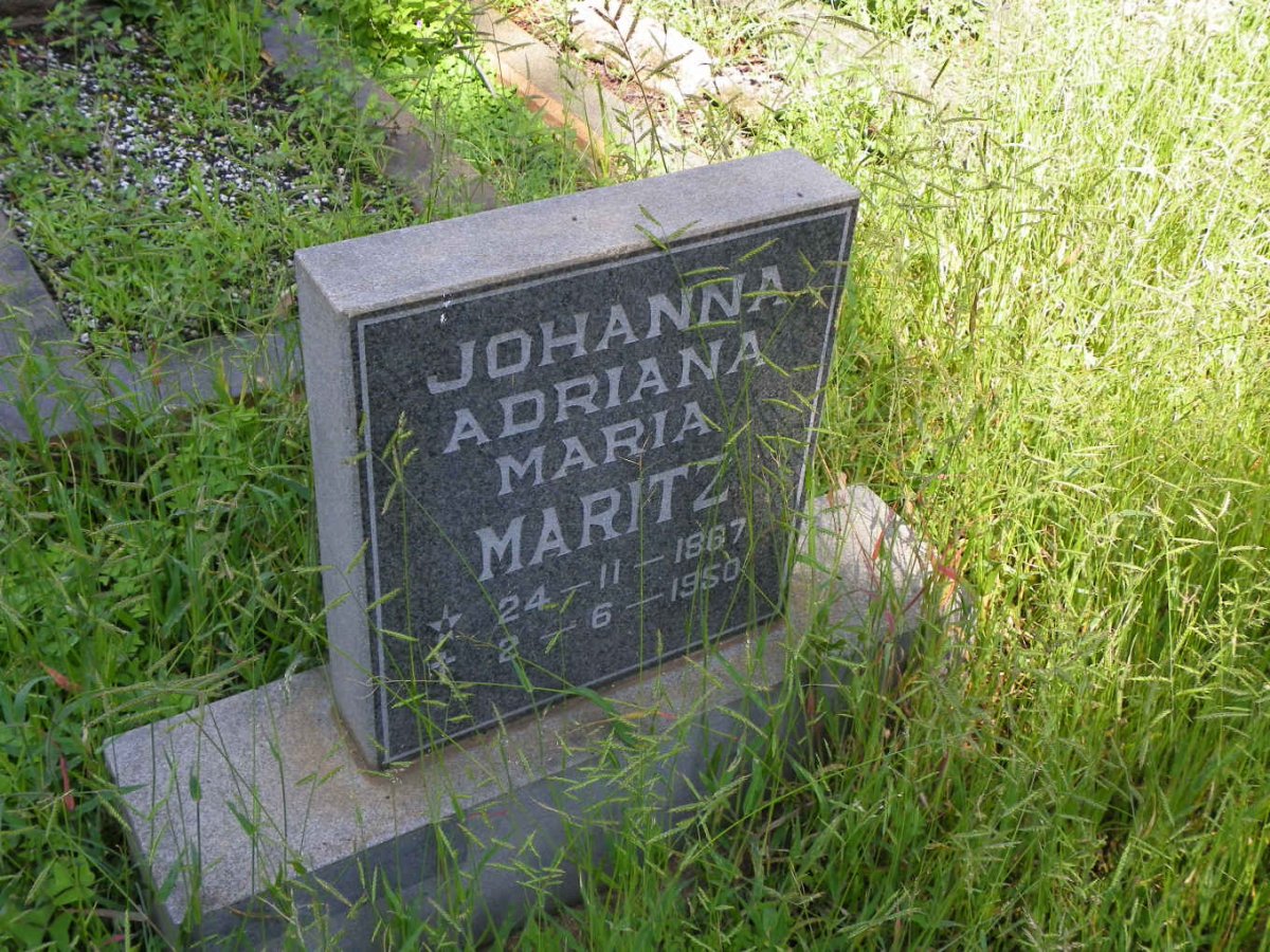MARITZ Johanna Adriana Maria 1867-1950