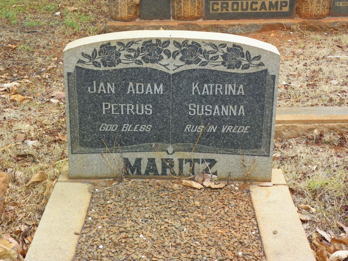 MARITZ Jan Adam Petrus &amp; Katrina Susanna