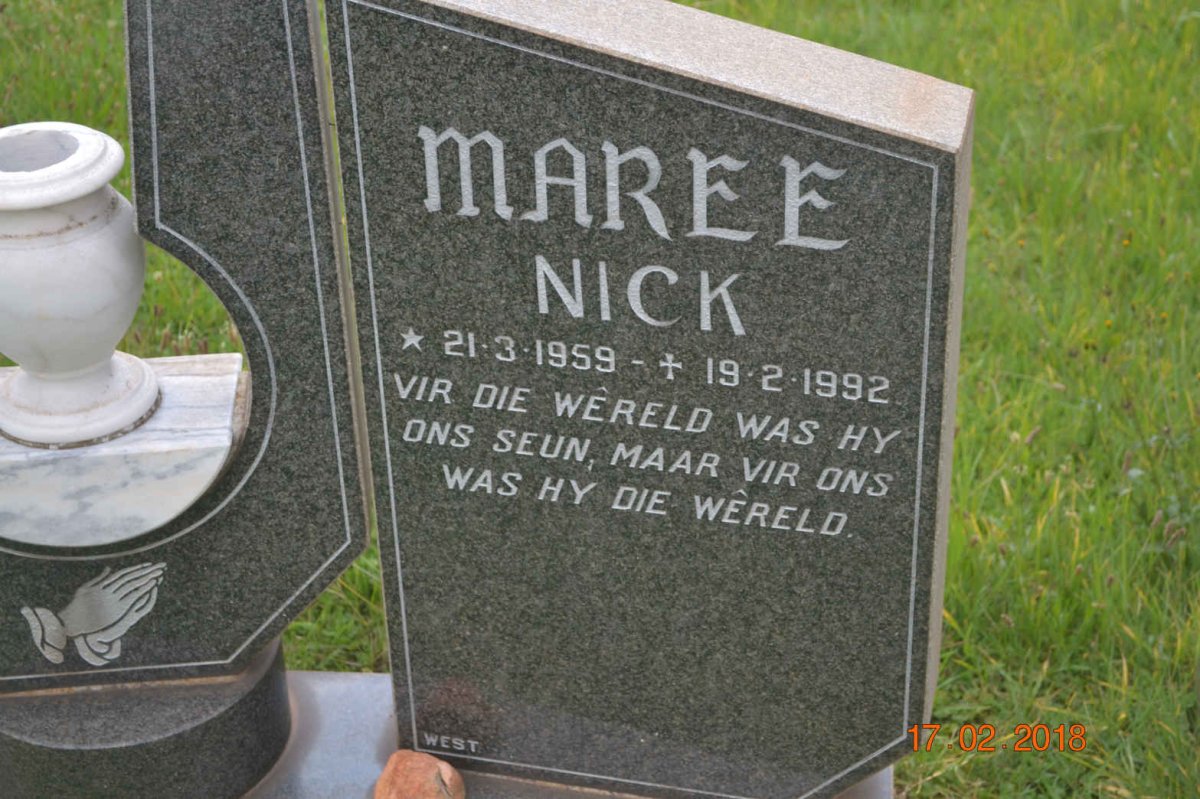 MAREE Nick 1959-1992