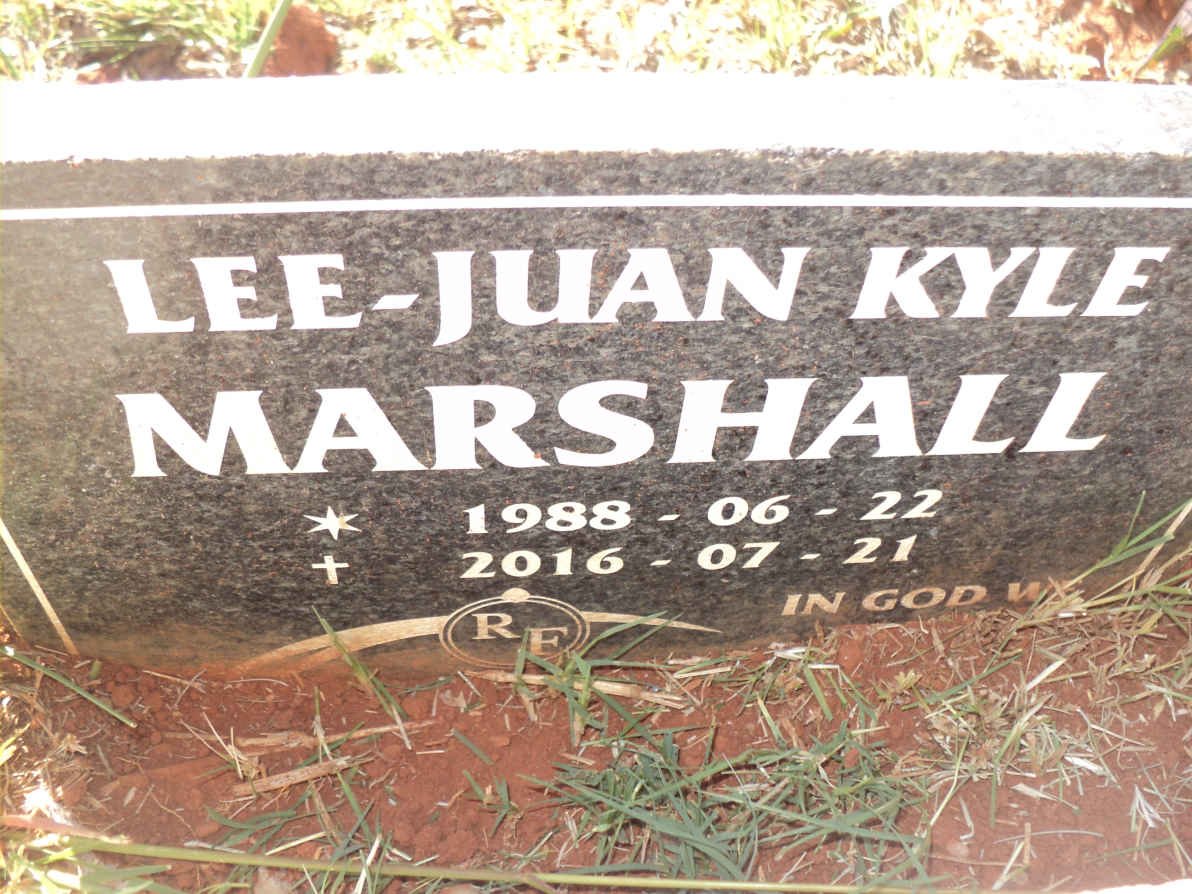 MARSHALL Lee-Juan Kyle 1988-2016