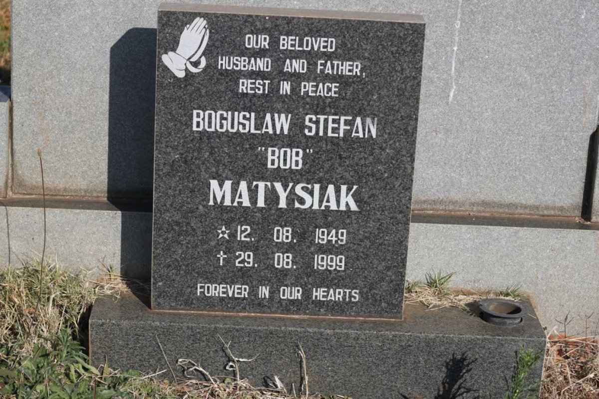 MATYSIAK Boguslaw Stefan 1949-1999