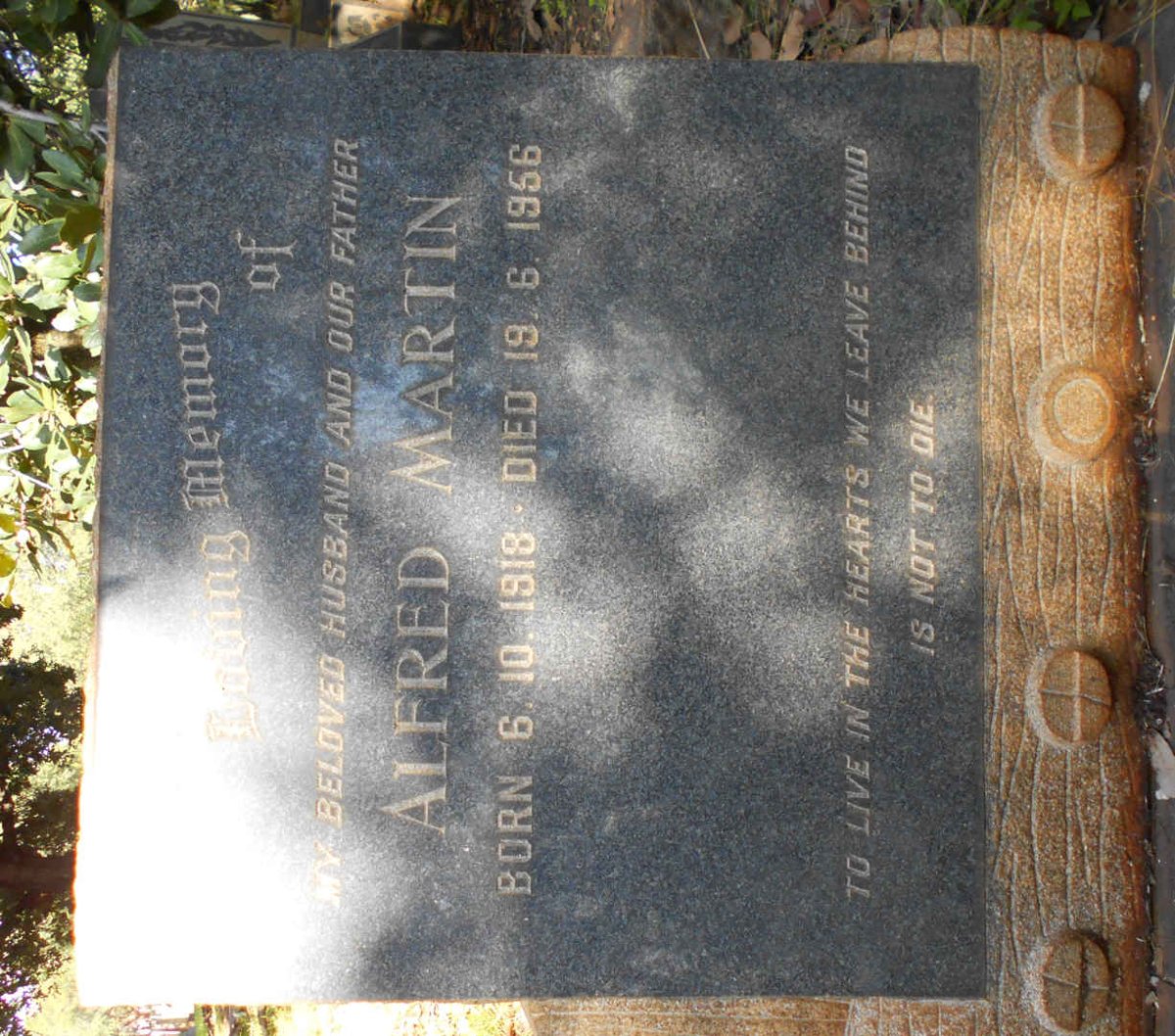 MARTIN Alfred 1918-1956