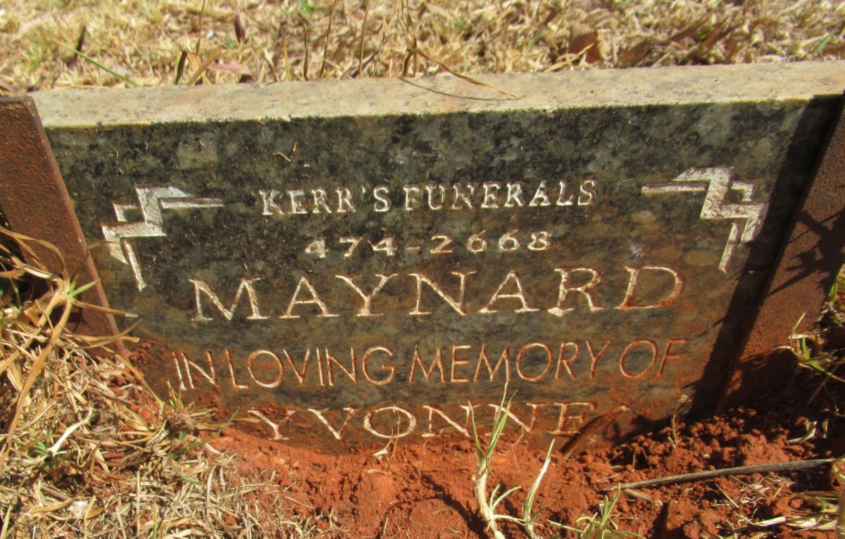 MAYNARD Yvonne