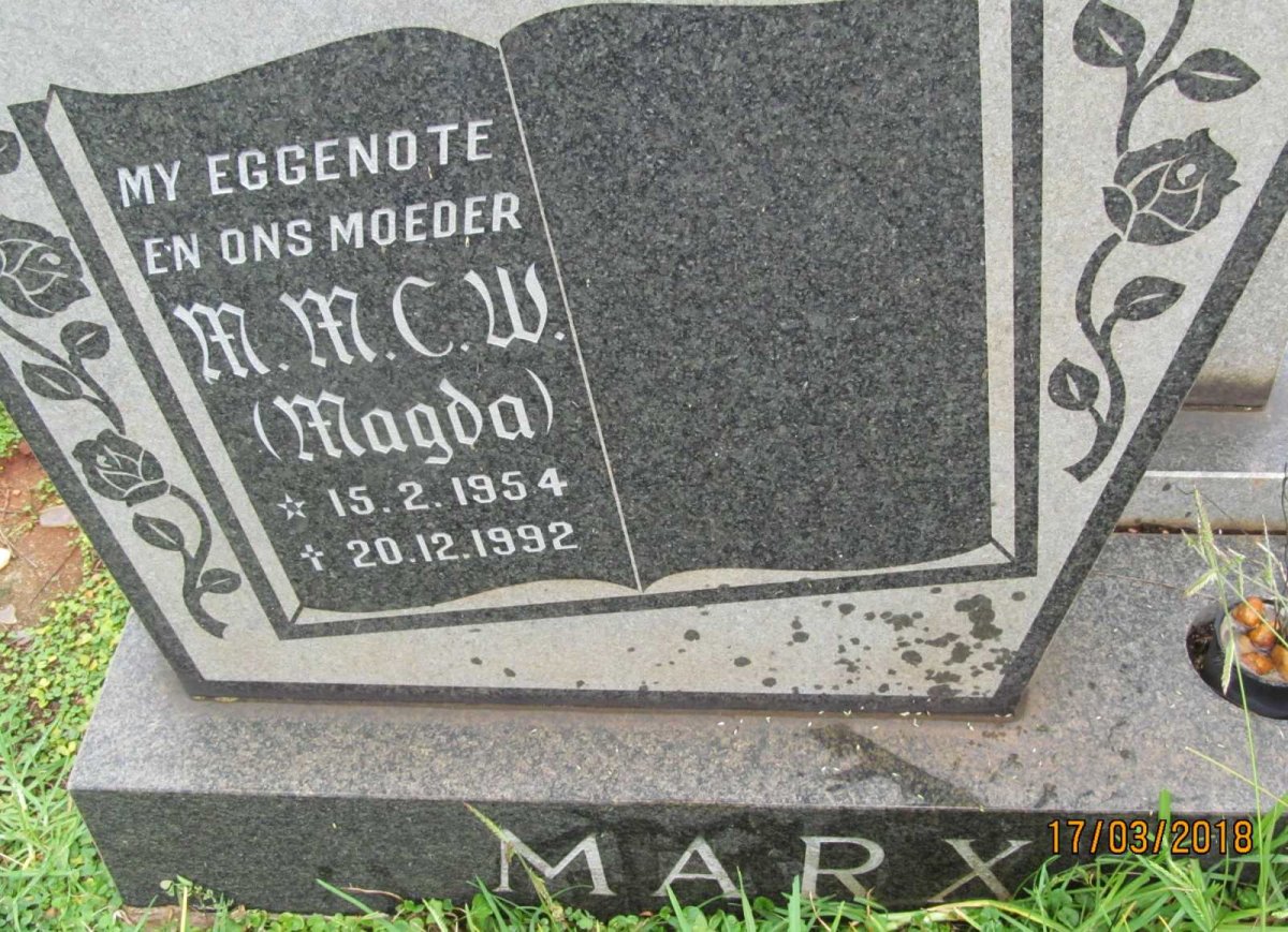 MARX M.M.C.W. 1954-1992