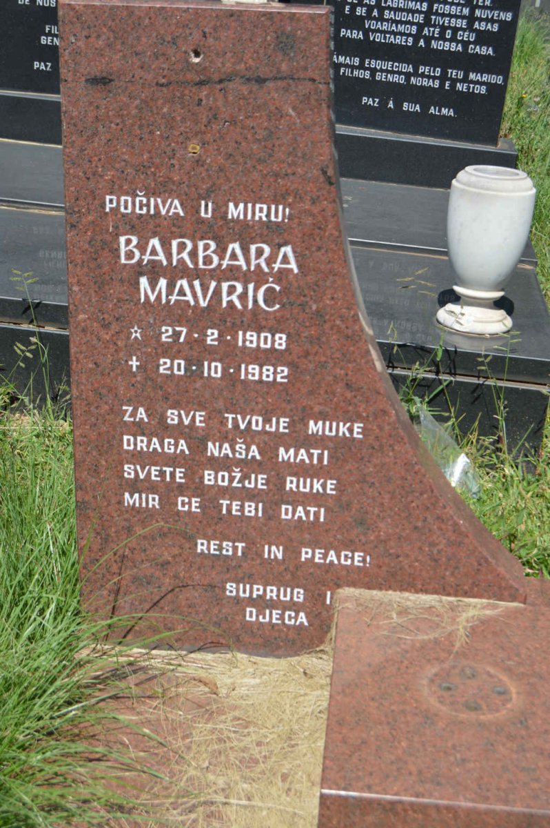 MAVRIC Barbara 1908-1982