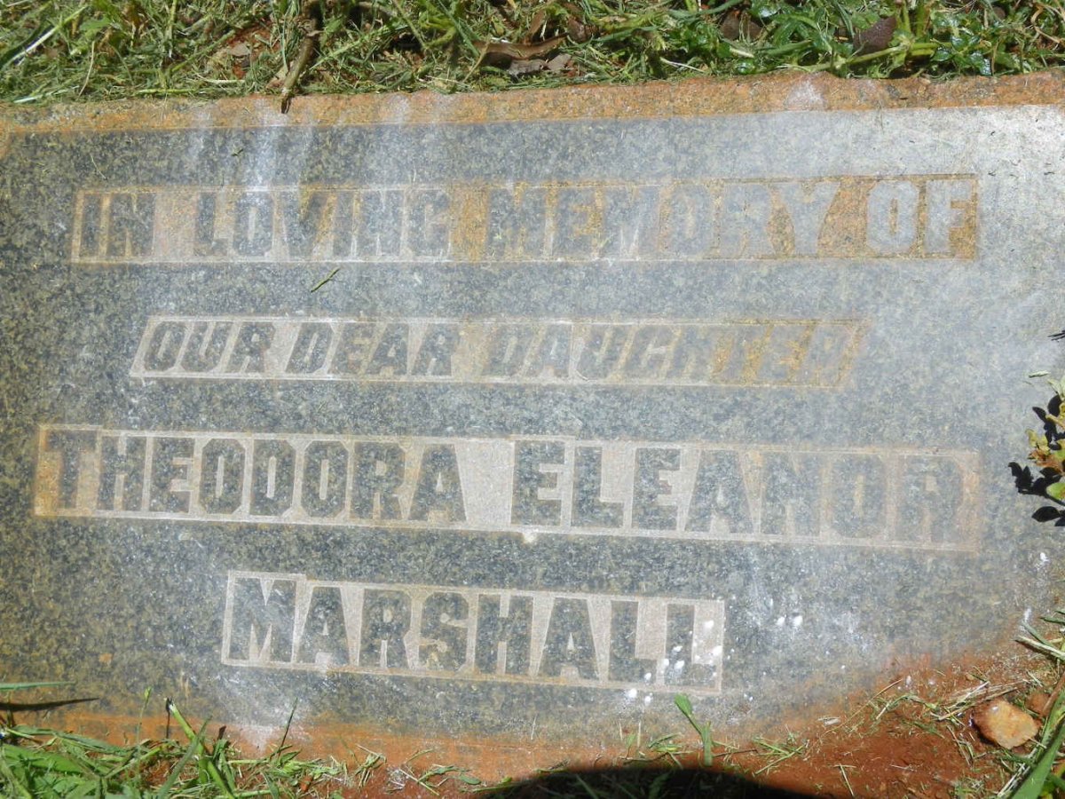 MARSHALL Theodora Eleanor