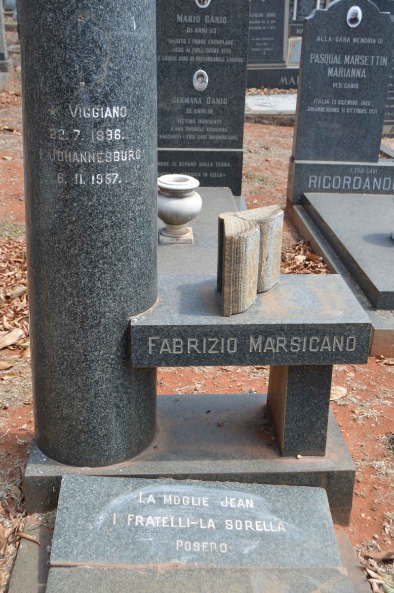 MARSICANO Fabrizio 1896-1957