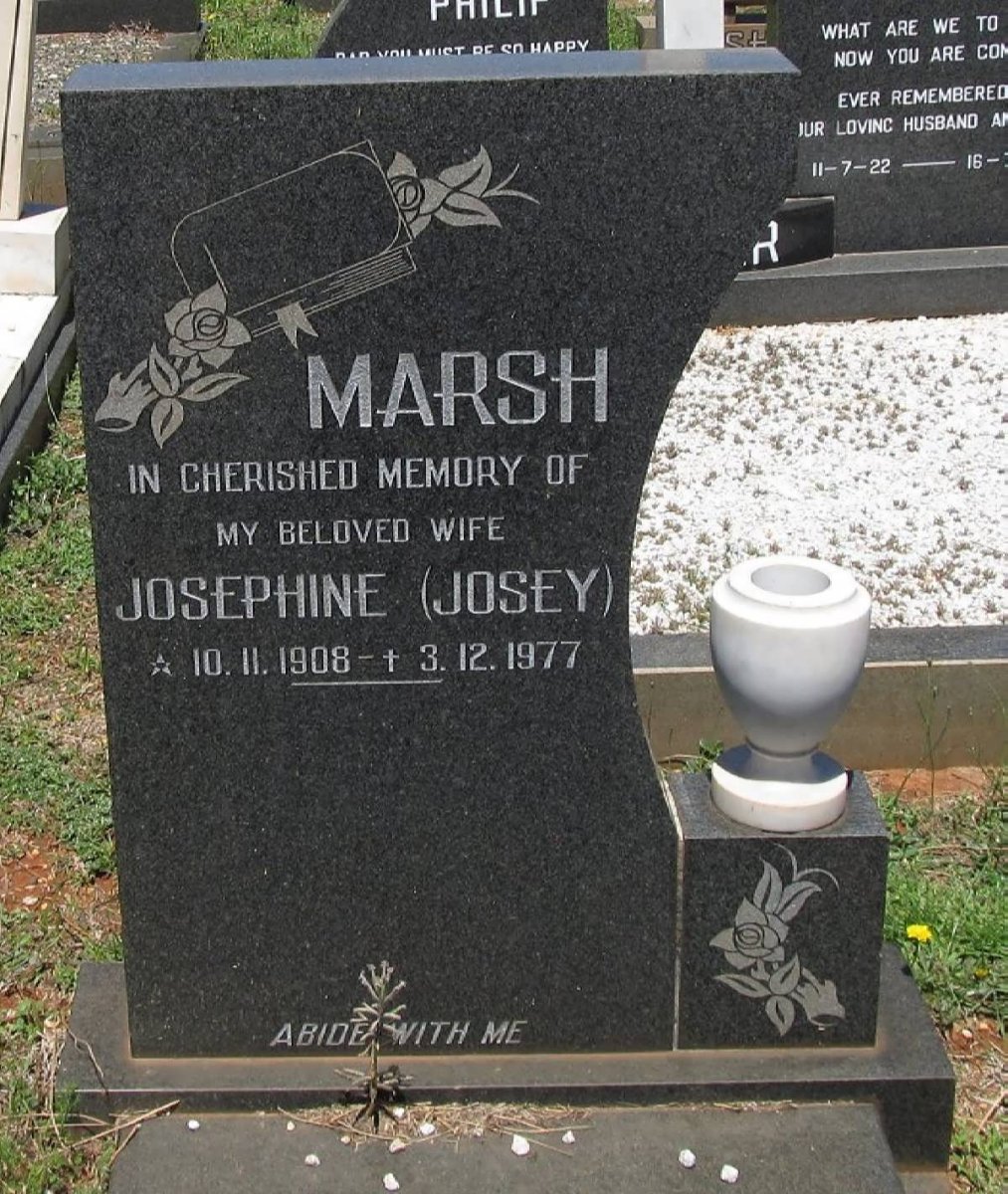 MARSH Josephine 1908-1977