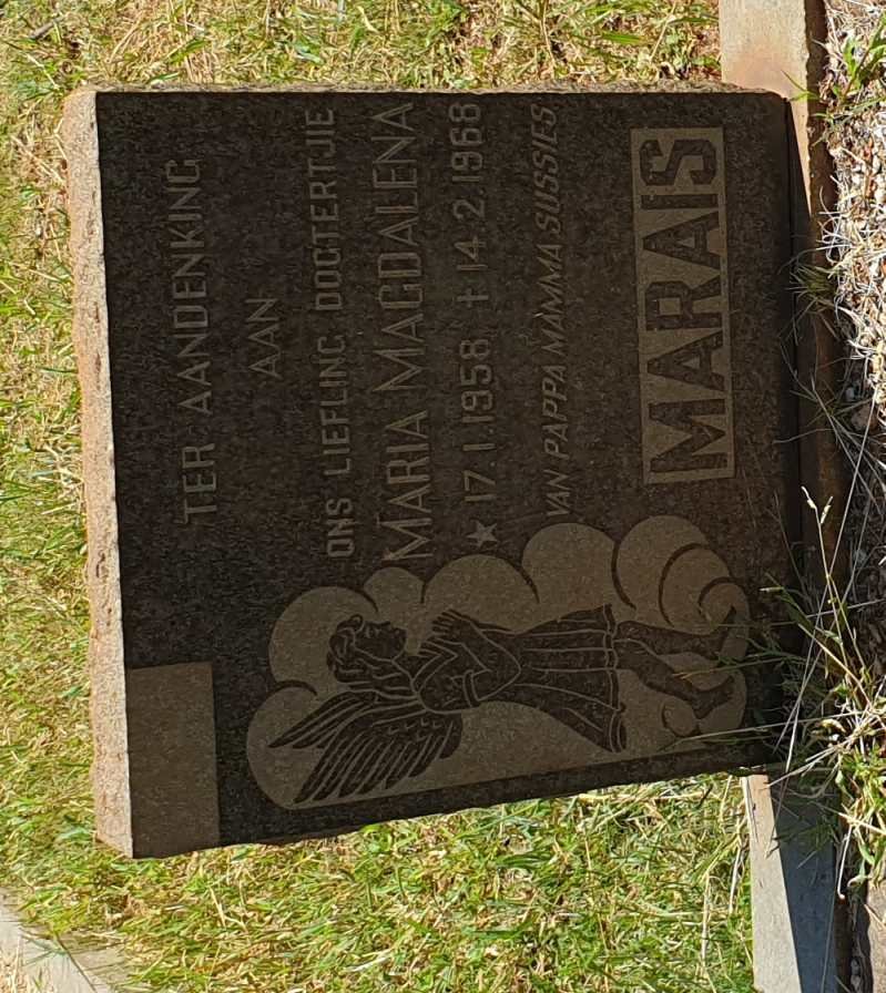 MARAIS Maria Magdalena 1958-1968