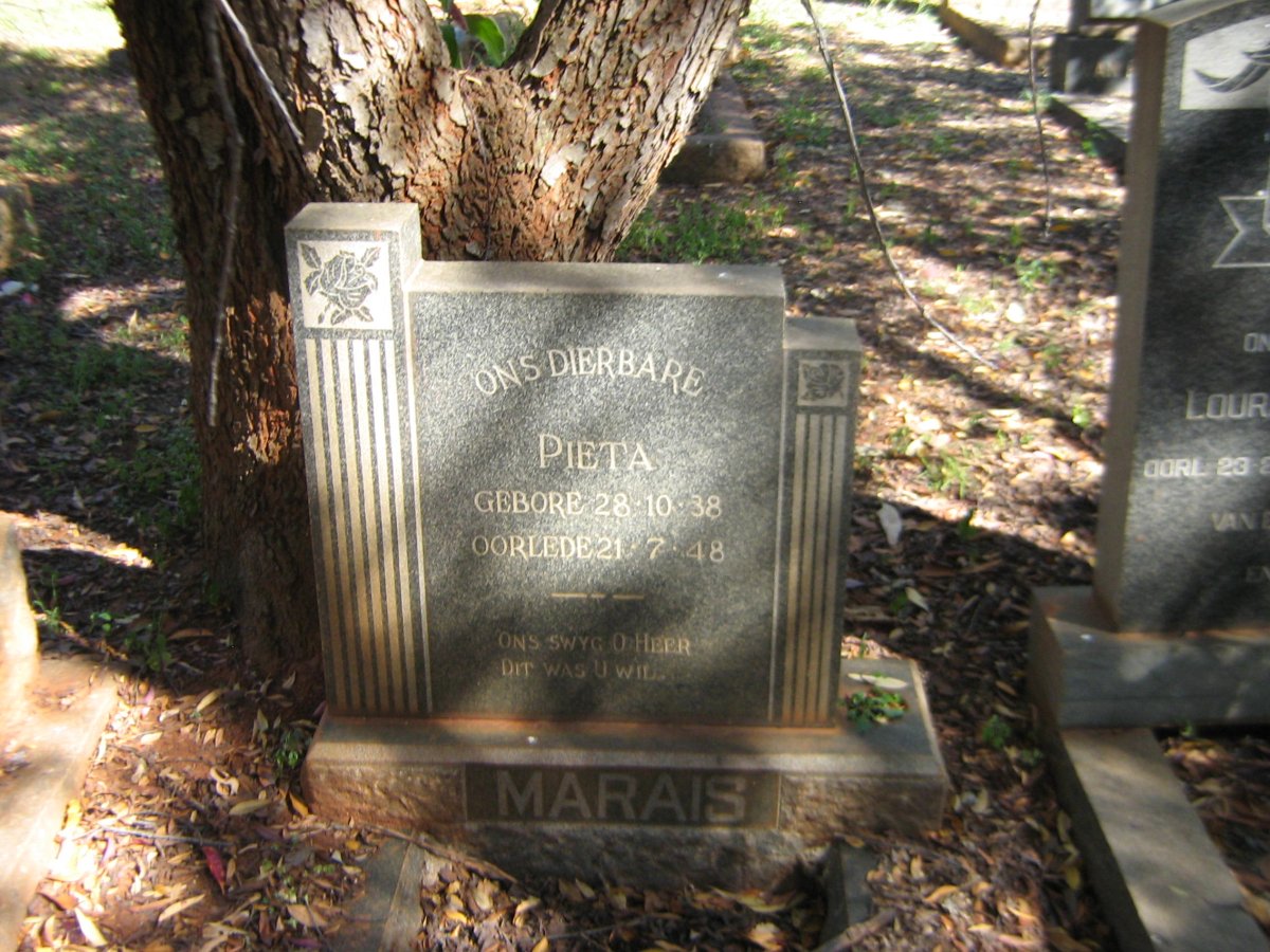 MARAIS Pieta 1938-1948