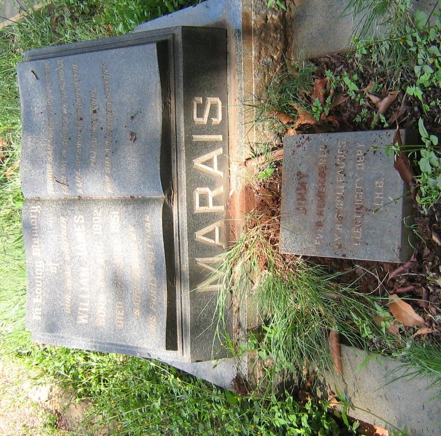 MARAIS William James 1902-1951