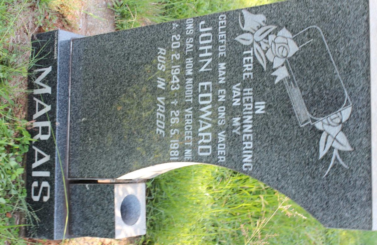 MARAIS John Edward 1943-1981