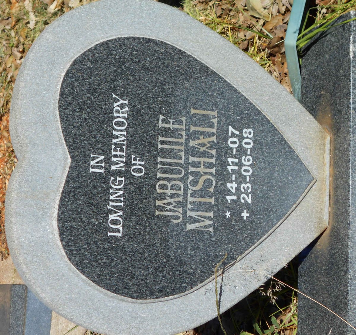 MTSHALI Jabulile 2007-2008