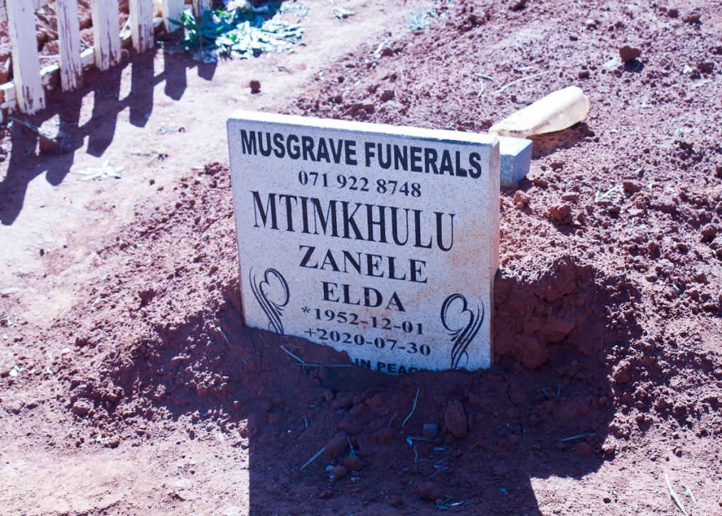 MTIMKHULU Zanele Elda 1952-2020