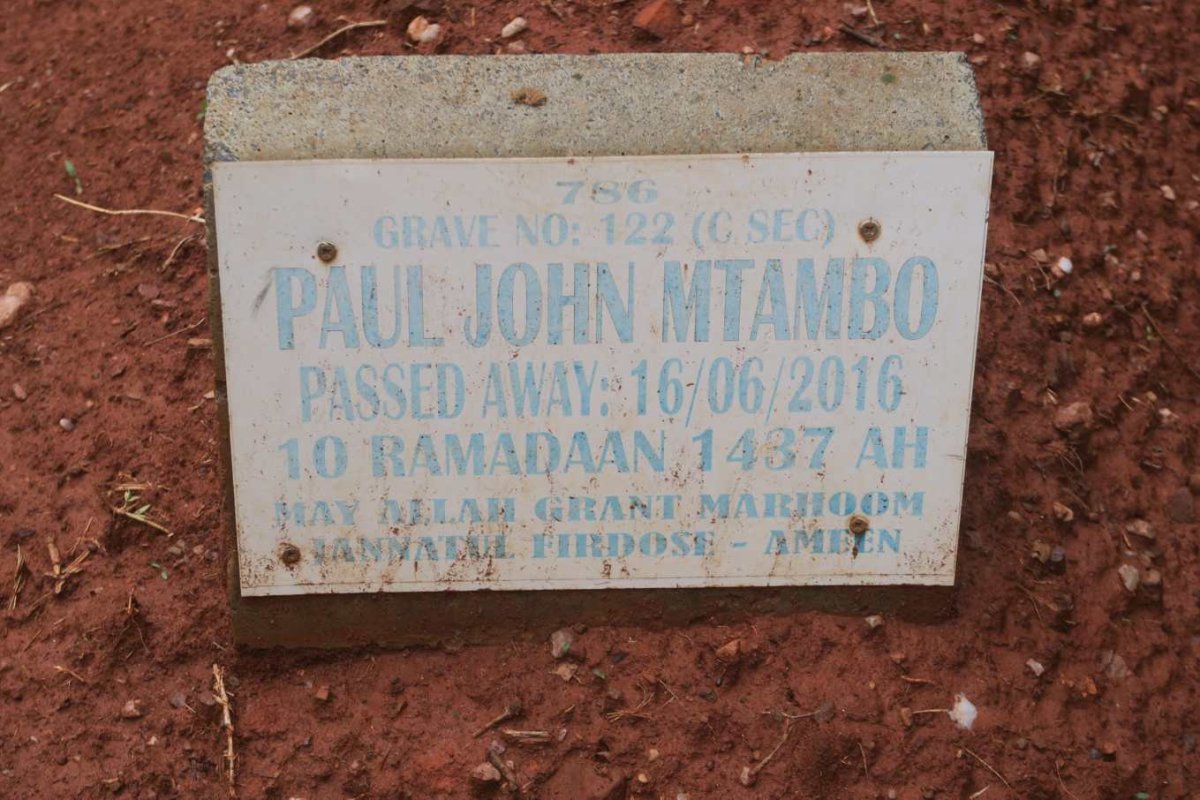 MTAMBO Paul John -2016