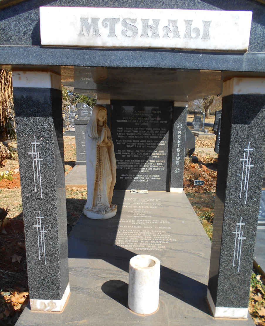 MTSHALI Neo Nelisiwe 1972-2004