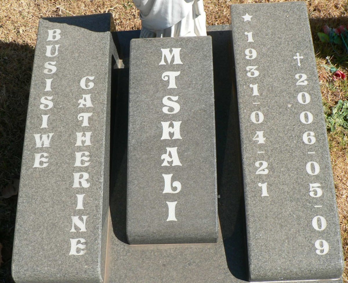 MTSHALI Busisiwe Catherine 1931-2006