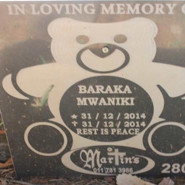 MWANIKI Baraka 2014-2014