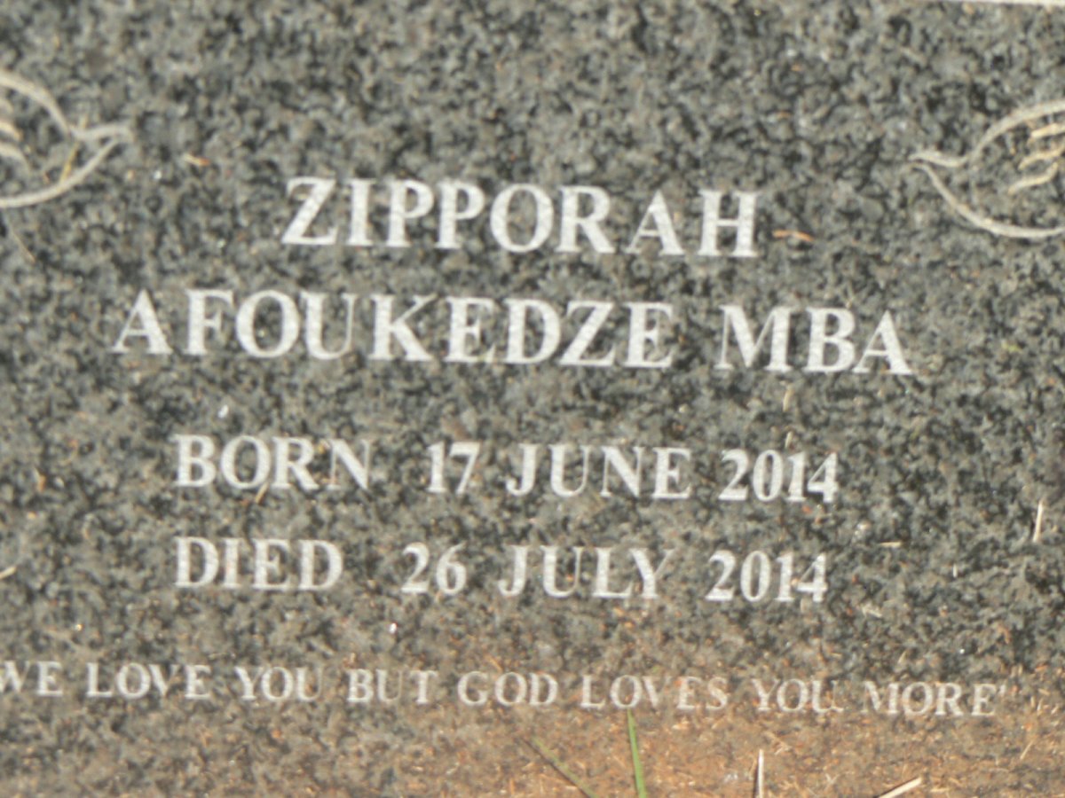 MBA Zipporah Afoukedze 2014-2014