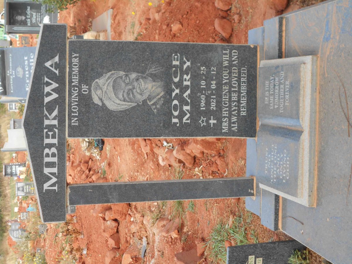 MBEKWA Joyce Mary 1960-2021