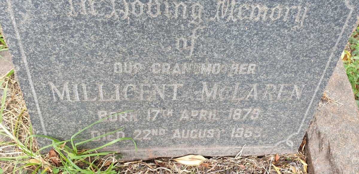 MCLAREN Millicent 1879-1959