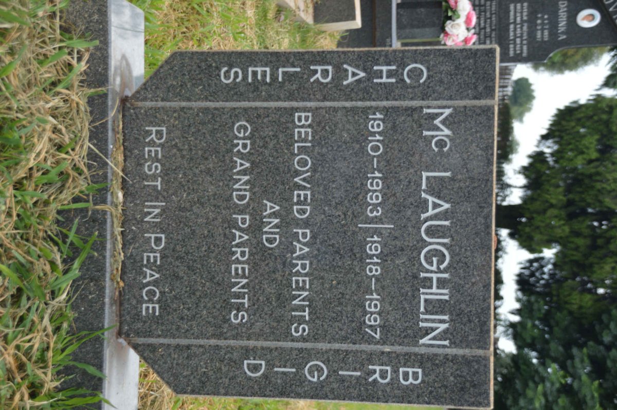 McLAUGHLIN Charles 1910-1993 &amp; Brigid 1918-1997