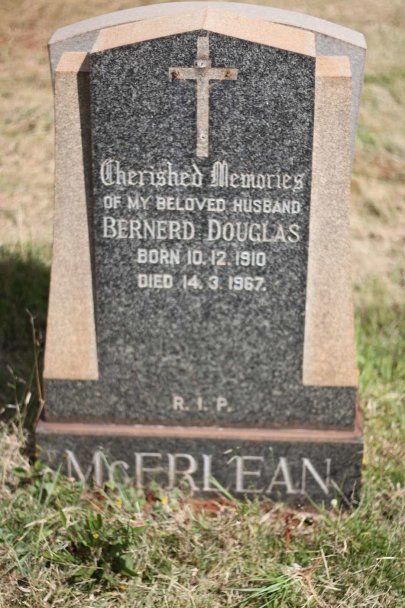 MCERLEAN Bernerd Douglas 1910-1967