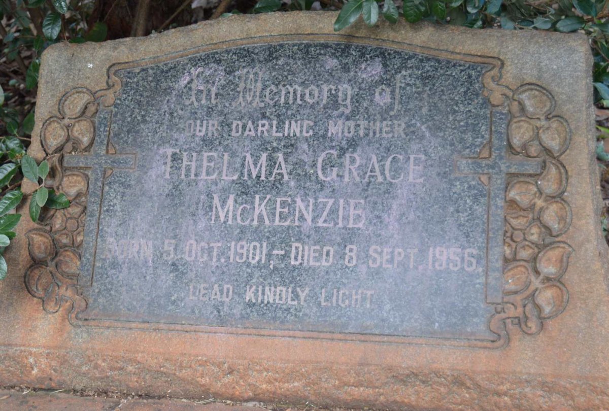 McKENZIE Thelma Grace 1901-1956