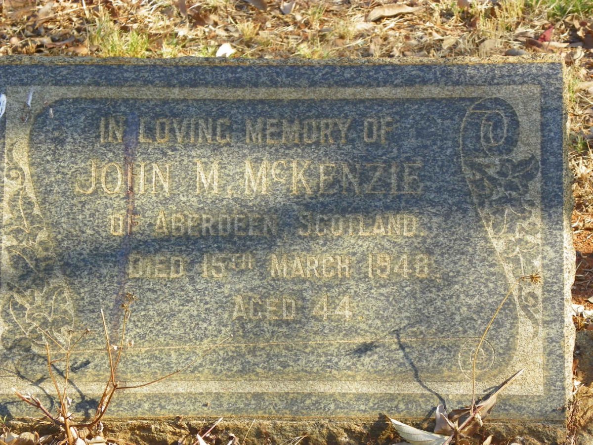 McKENZIE John M. -1948