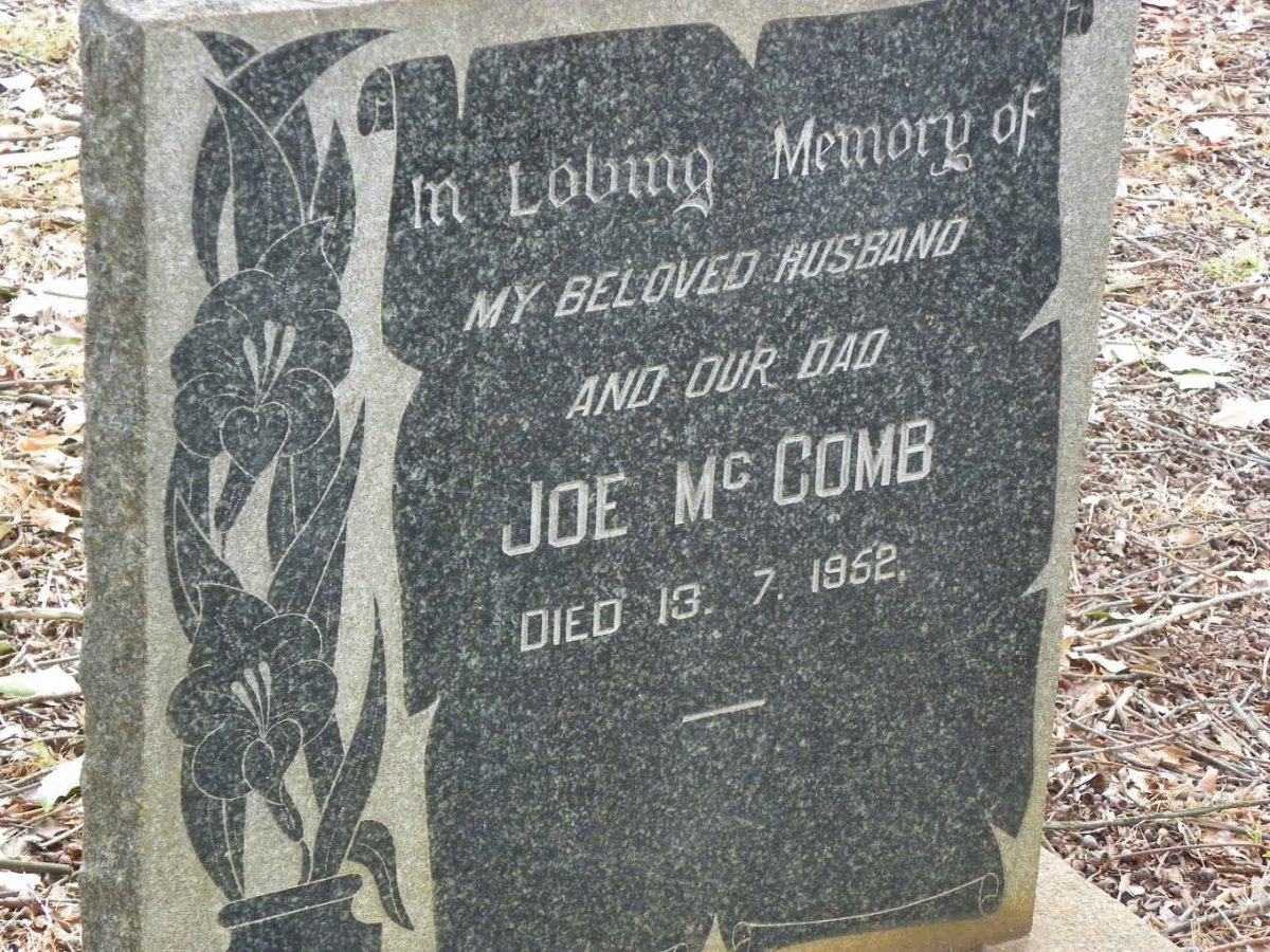 McCOMB Joe -1952