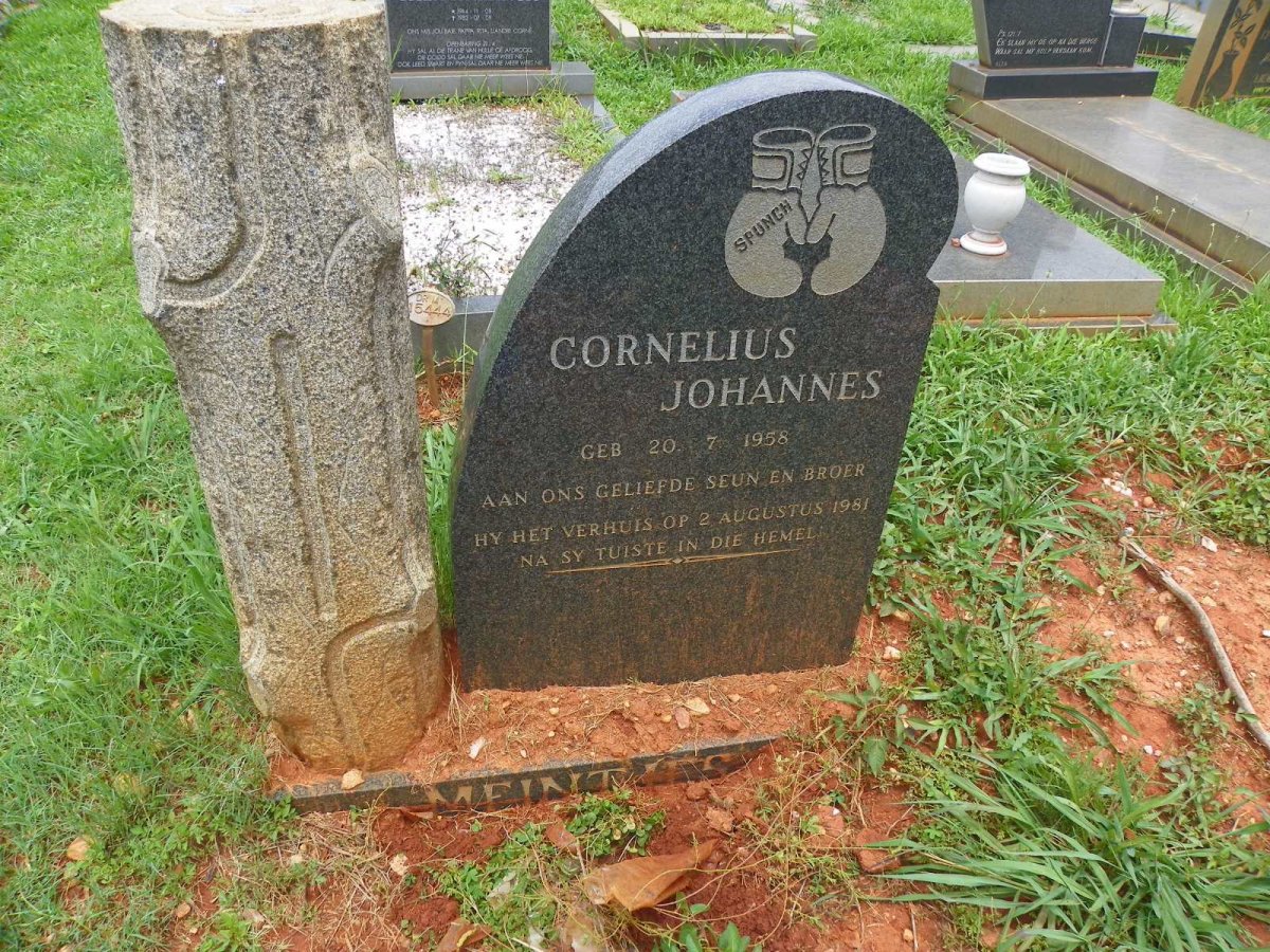 MEINTJES Cornelius Johannes 1958-1981