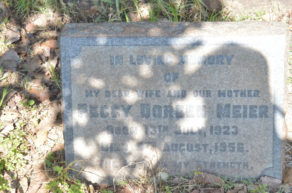 MEIER Peggy Doreen 1923-1956