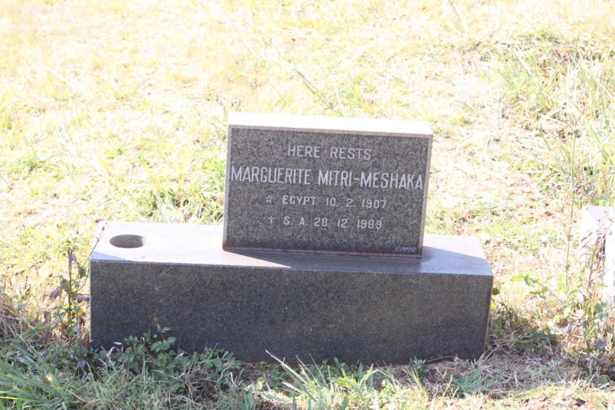 MESHAKA Marguerite, MITRI 1907-1989