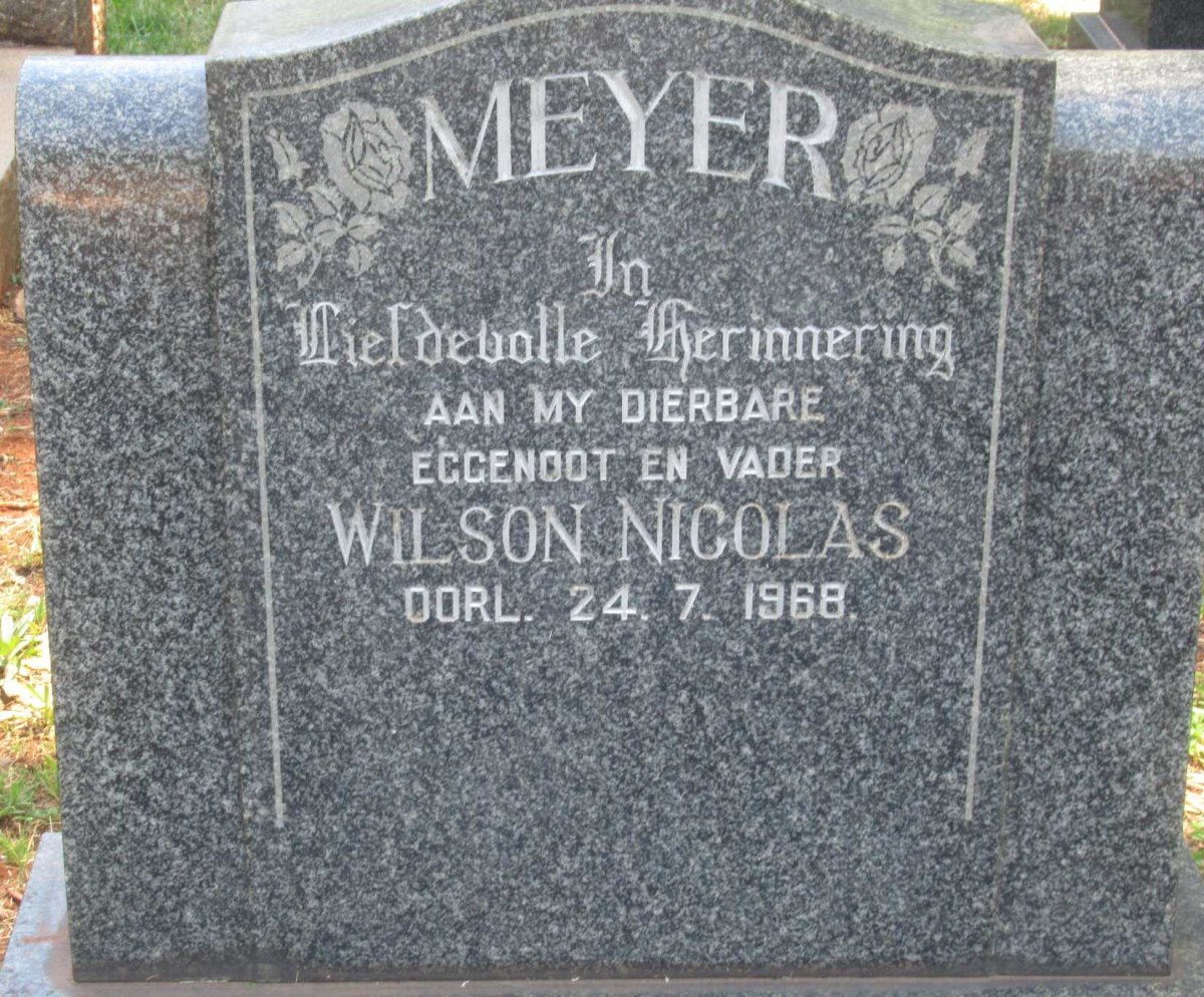 MEYER Wilson Nicolas -1968