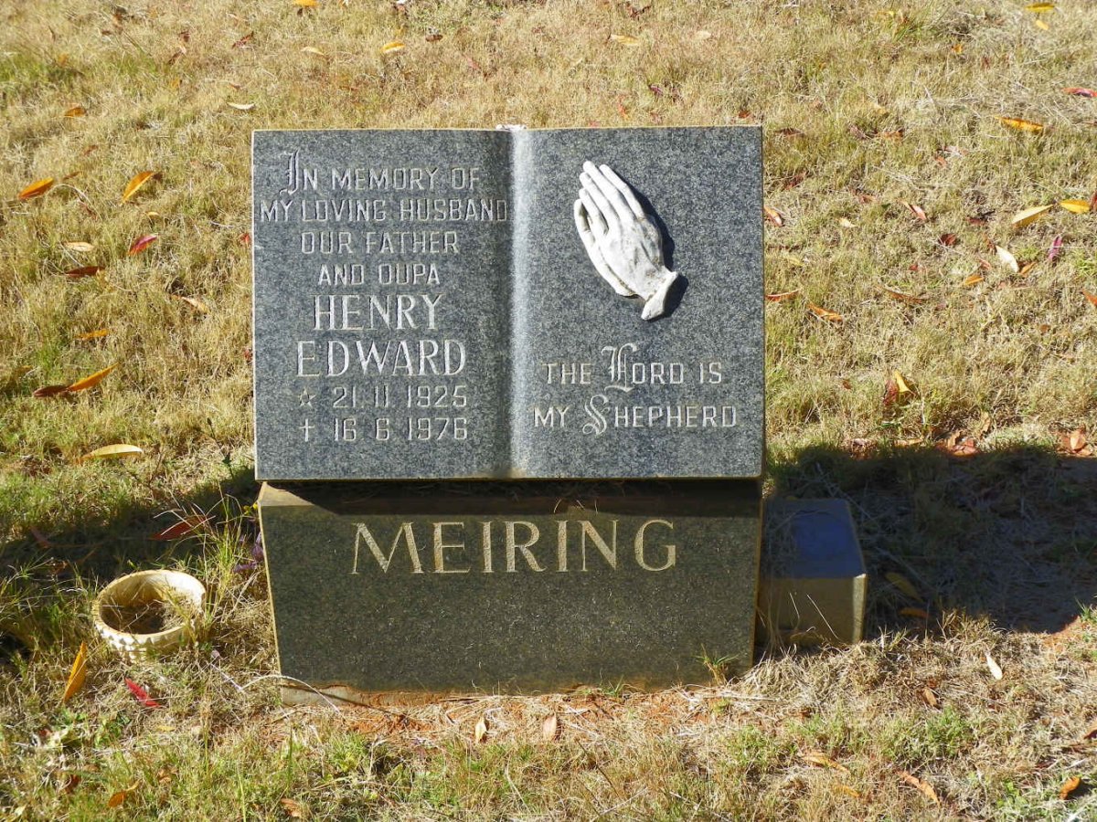 MEIRING Henry Edward 1925-1976