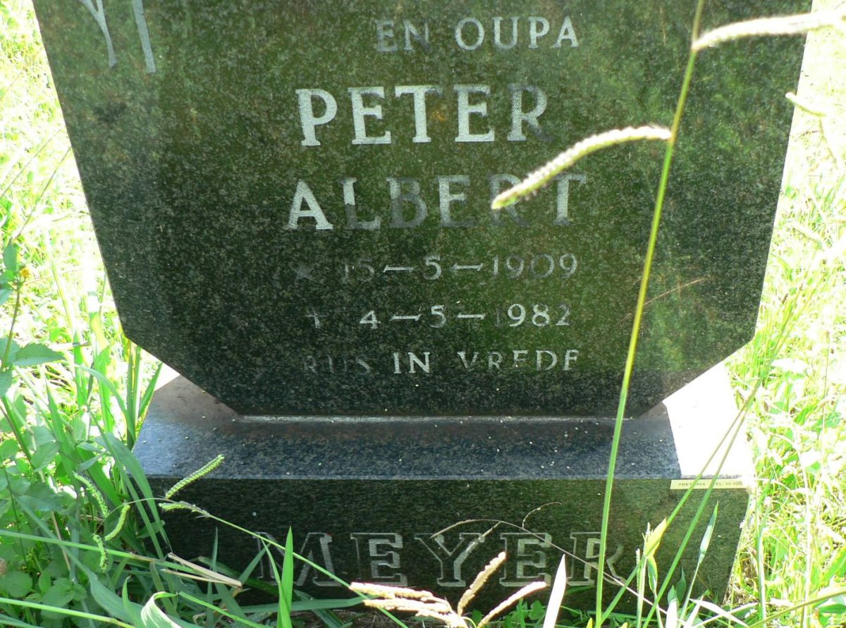MEYER Peter Albert 1909-1982