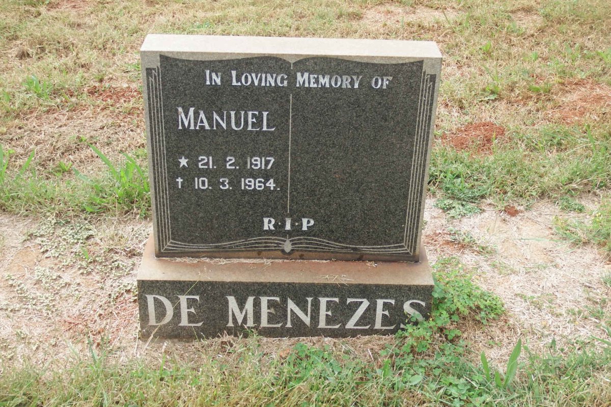MENEZES Manuel, de 1917-1964