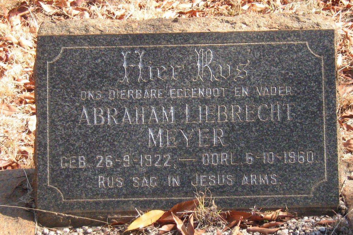 MEYER Abraham Liebrecht 1922-1960