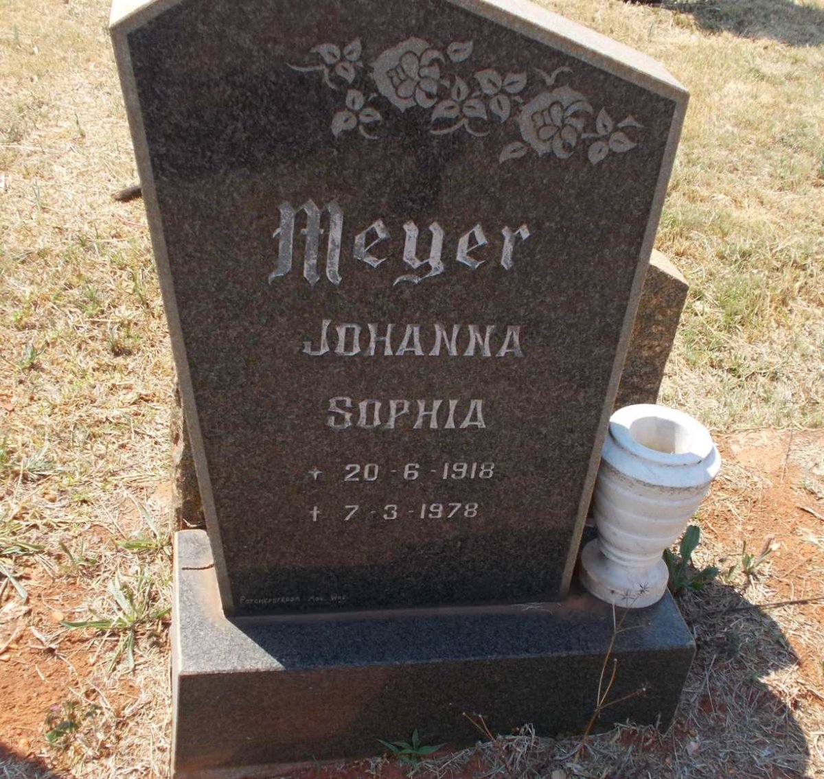 MEYER Johanna Sophia 1918-1978