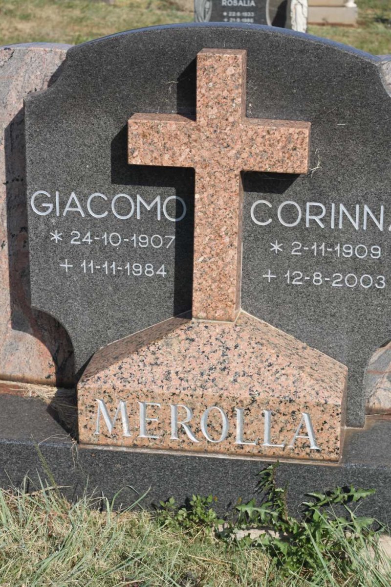 MEROLLA Giacomo 1907-1984 &amp; Corinn? 1909-2003