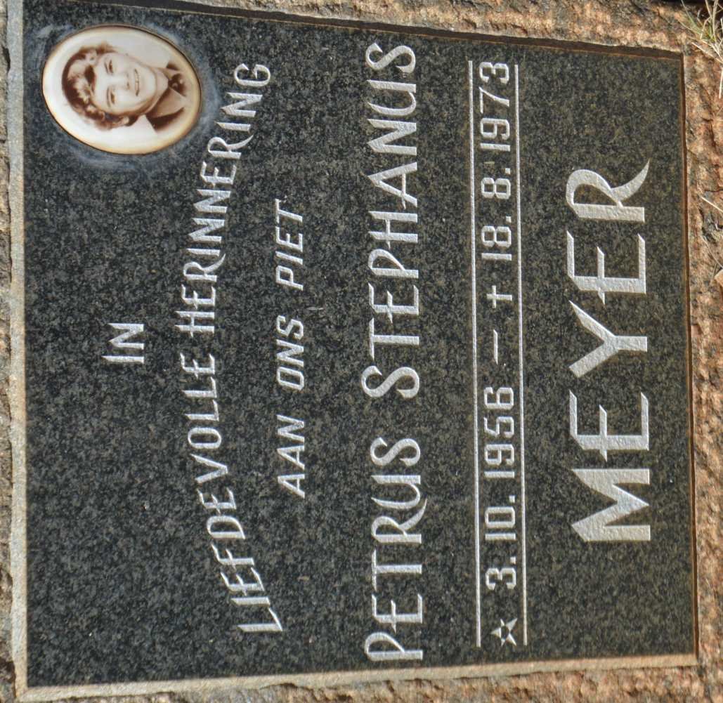 MEYER Petrus Stephanus 1956-1973