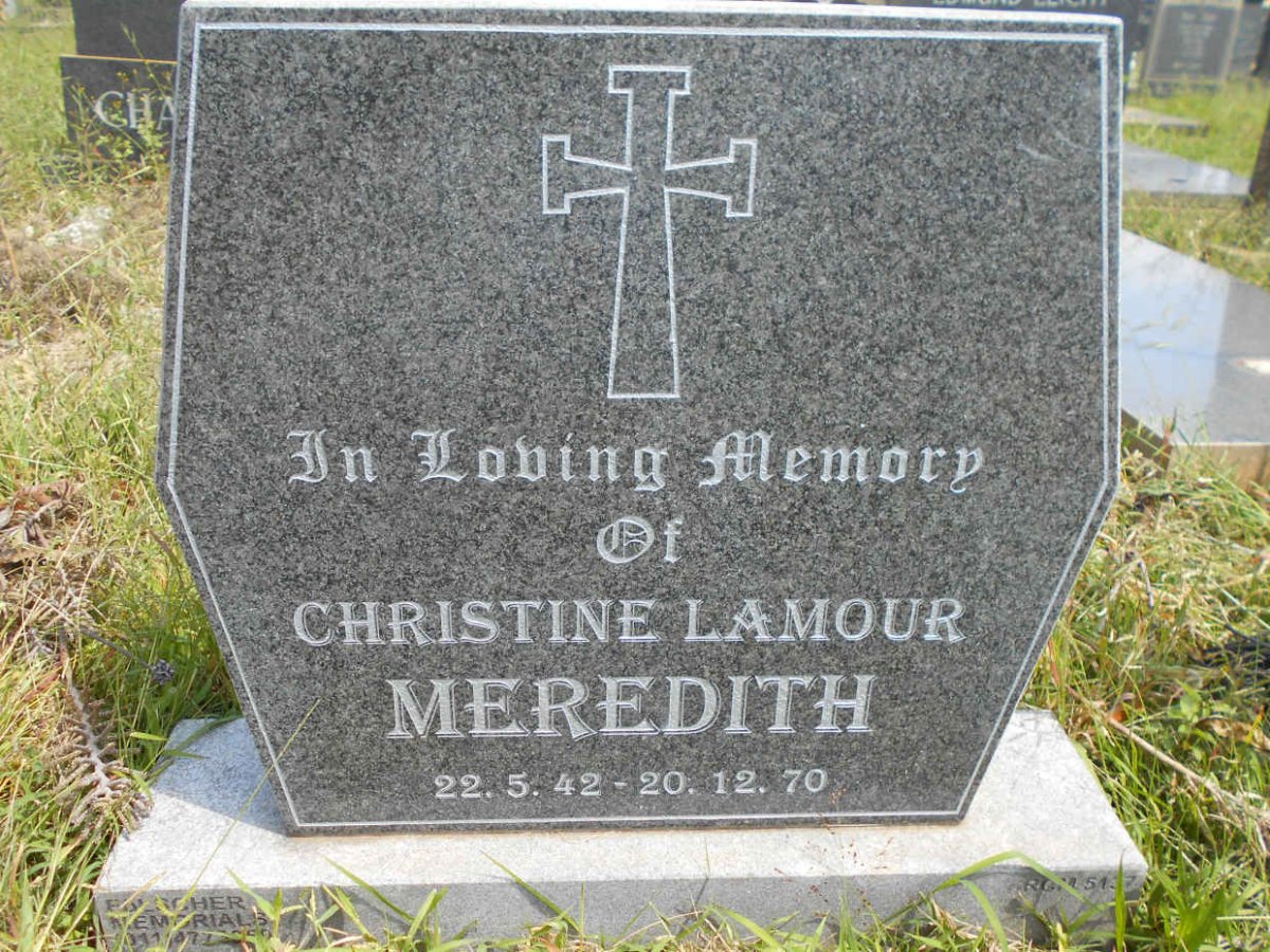 MEREDITH Christine Lamour 1942-1970